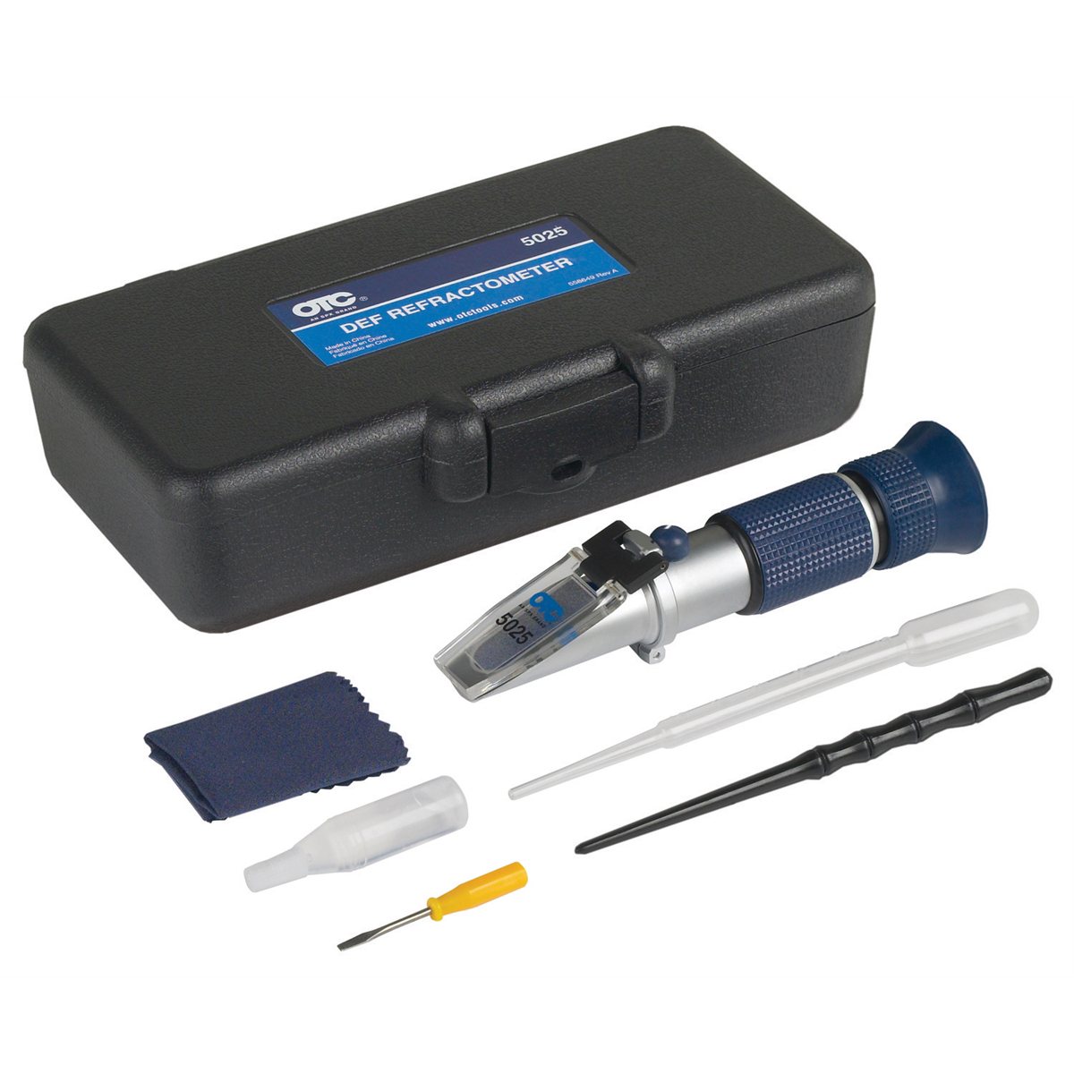 OTC 5025 UREA DEF Refractometer with Dropper, Lens Wipe Cloth and Case for Accurate Urea Measurement