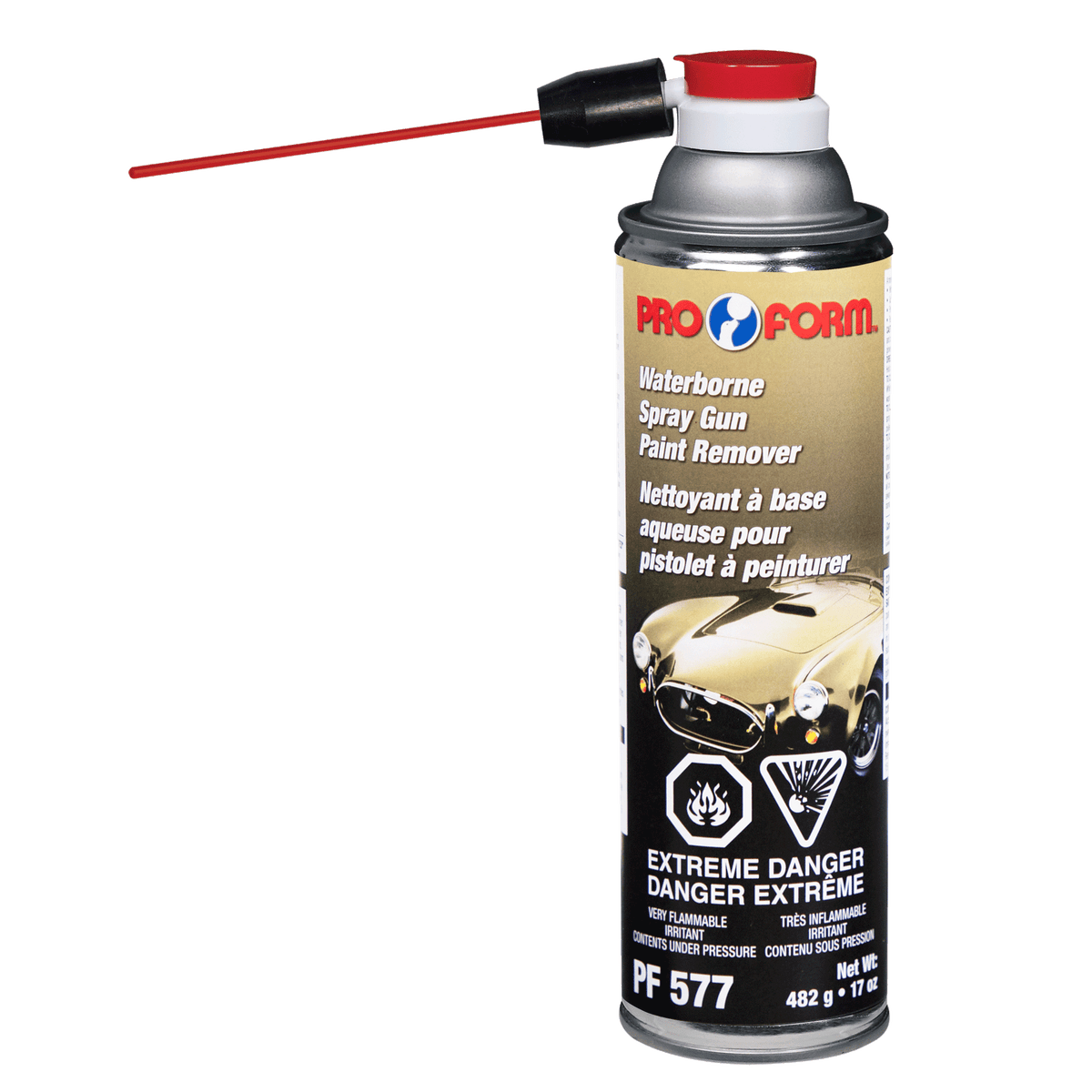 PRO Waterborne Spray Gun Paint Remover 19130 Mineral-Free Cleaner with Pinpoint Extension and