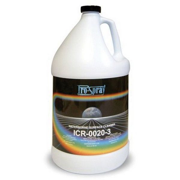 Pro-Spray ICR-0021-3 Waterborne Surface Cleaner 4 L Can - Low VOC