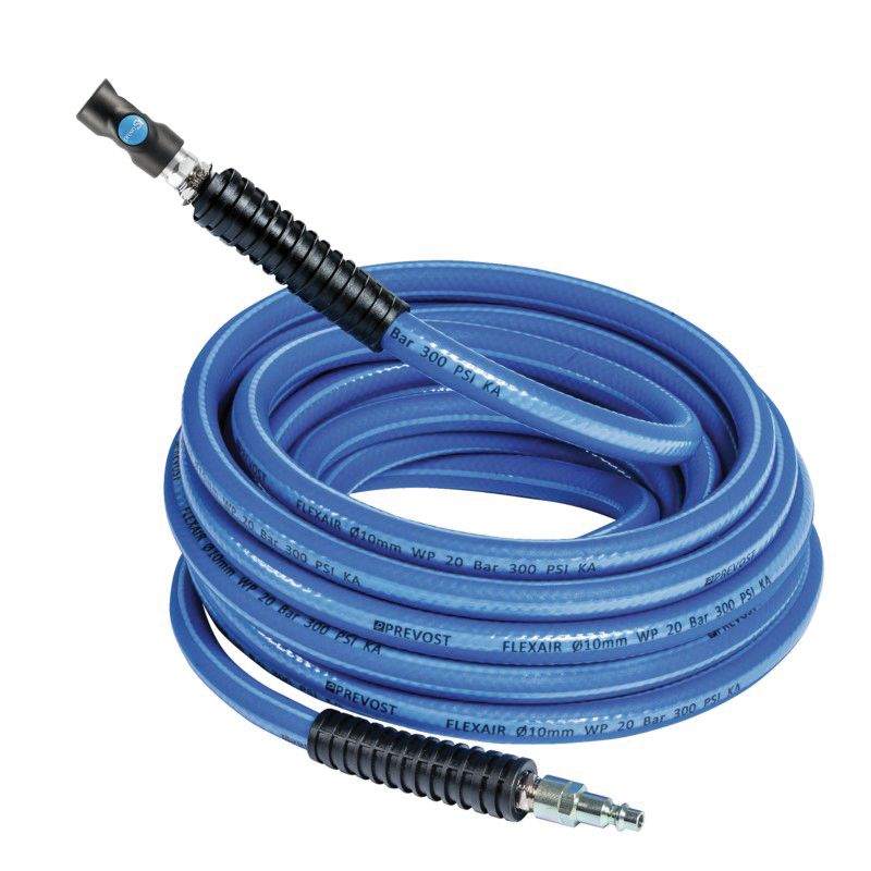 Prevost Flexair RSTRISB3850 3/8 in 50 ft Air Hose with ISI 06 Coupler and IRP 06 Plug