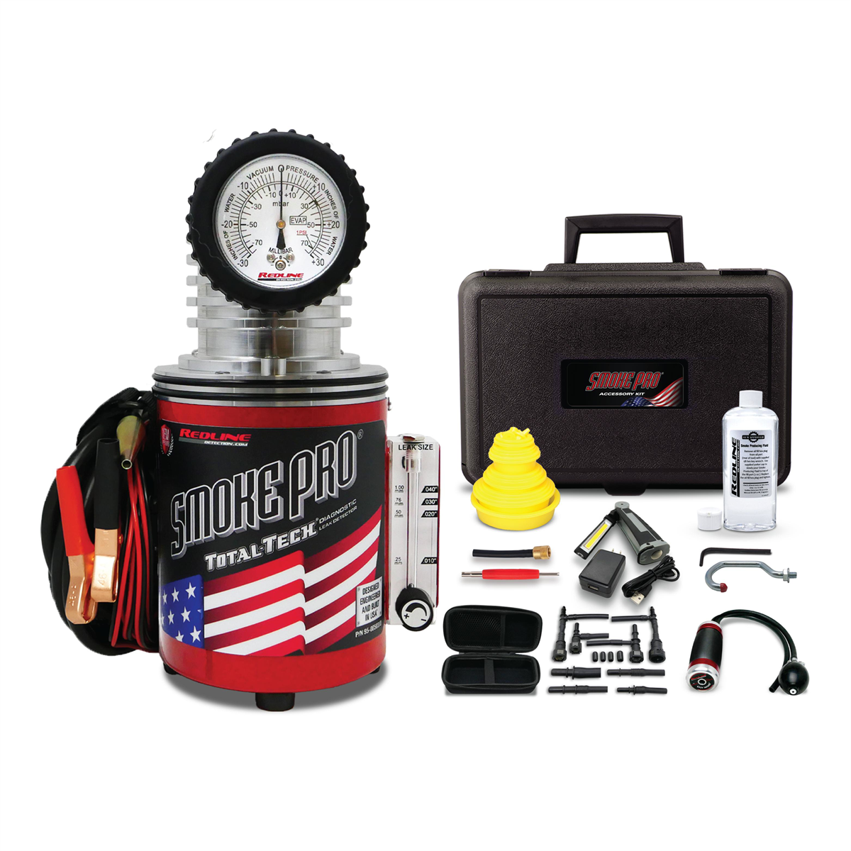 Redline Detection Smoke Pro Total Tech Leak Detector 95-0050 Professional Lifetime Smoke Machine