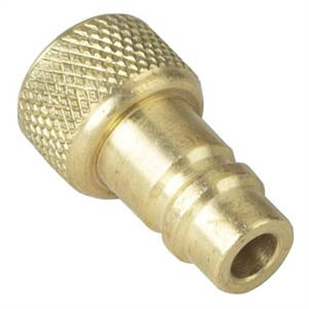 Robinair Low Side Tank Adapter 16301 1/2" ACME Female to Low-Side R-134a Brass Coupler with Knurled