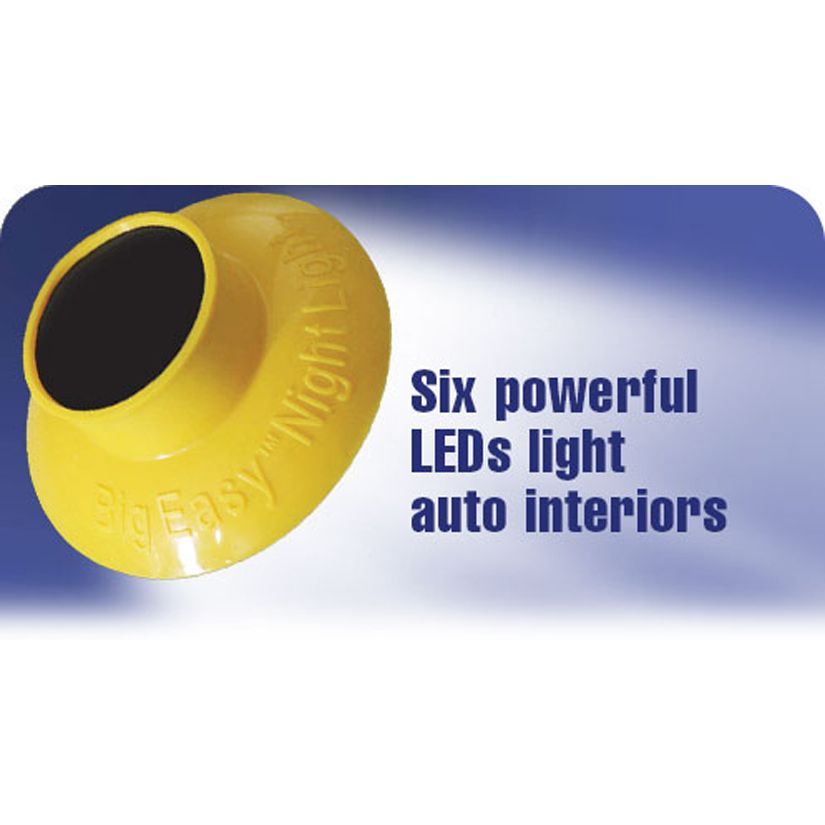 Steck 32933 Big Easy Night Light, Suction-Cup LED Hands-Free Vehicle Interior Light