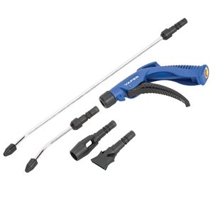 Titan Hand Tools 19475 4-in-1 Interchangeable Blow Gun Kit, Blue, 1/4 in nozzle, includes multiple