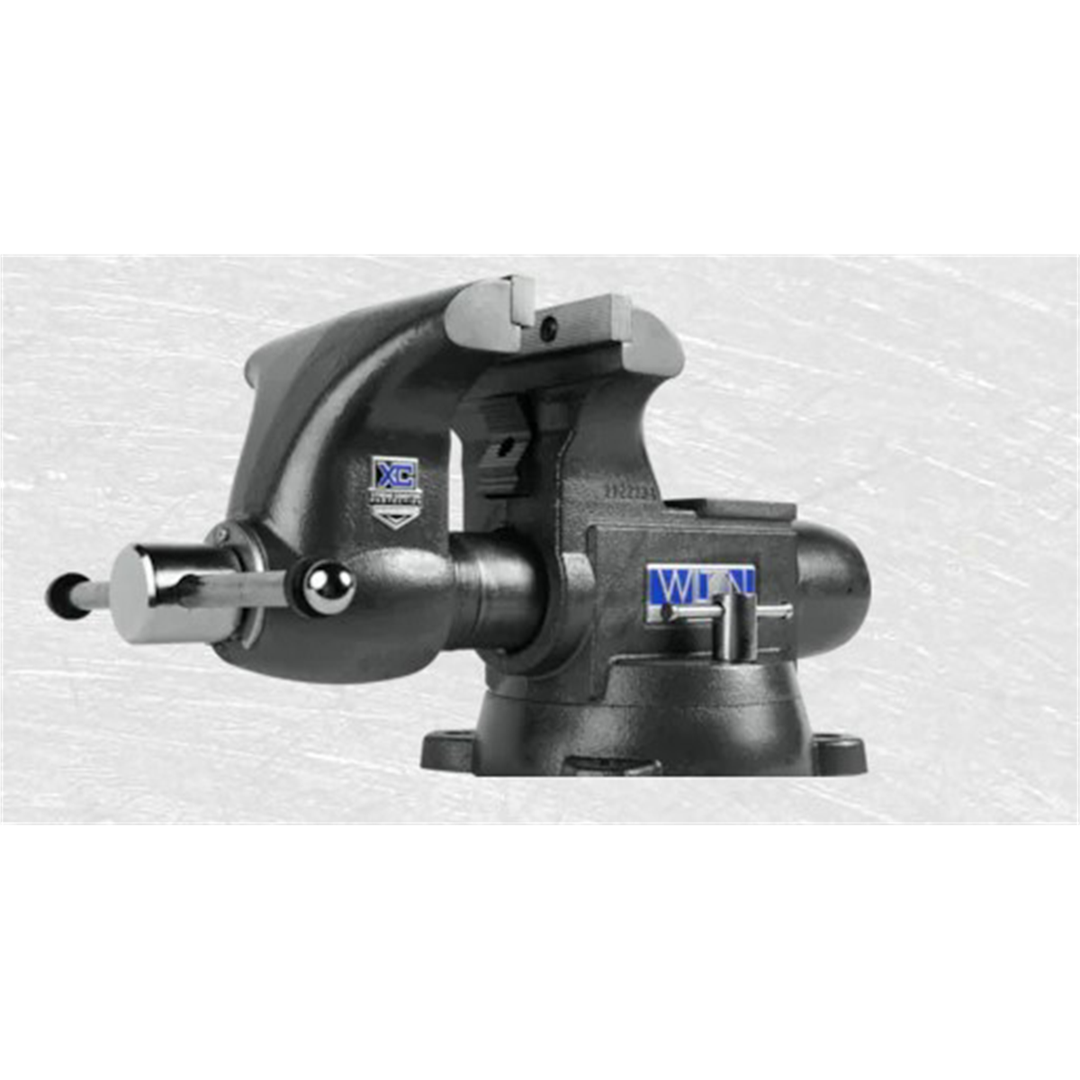 Wilton 28843 Tradesman XC 8" Vise - Rear-Anchored Nut, Enclosed Spindle, Nickel Coating for Harsh