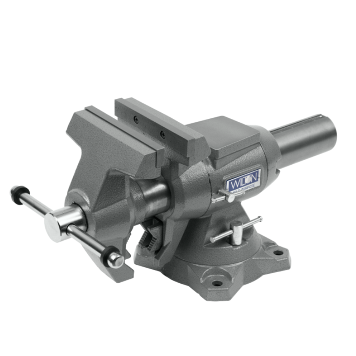Wilton 28845 Multi-Purpose Bench Vise 6-1/2" Jaw - 360° Rotating Head, Replaceable Pipe Jaws