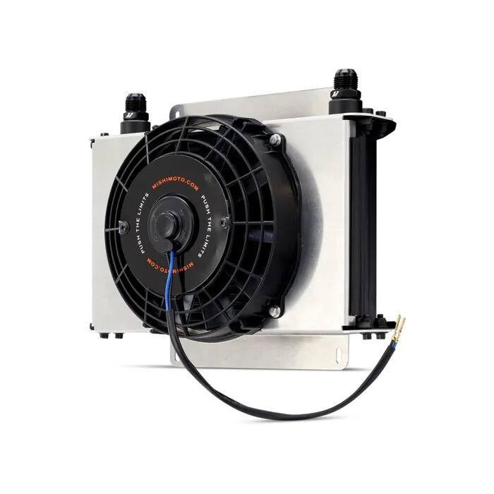 Mishimoto MMOC-25-K 25-Row Universal Oil Cooler with 8" Fan