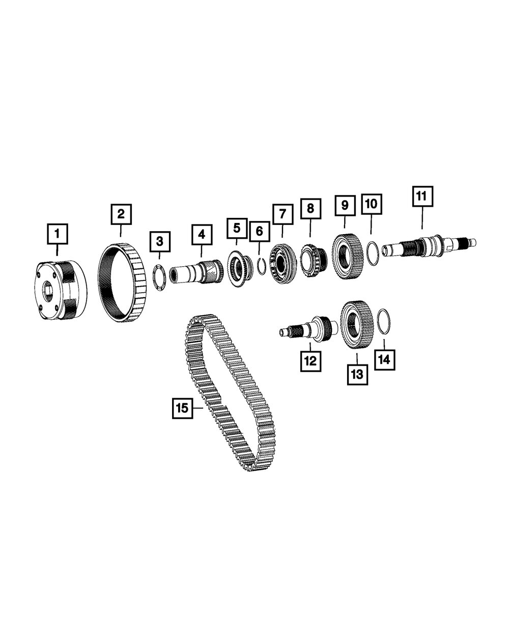 Mopar 5101979AB Annulus Gearfor 07-26 Jeep Wrangler JK, JL, & Gladiator JT