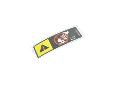 Mopar 04809615AA Fan Caution Labelfor 07-18 Jeep Wrangler JK