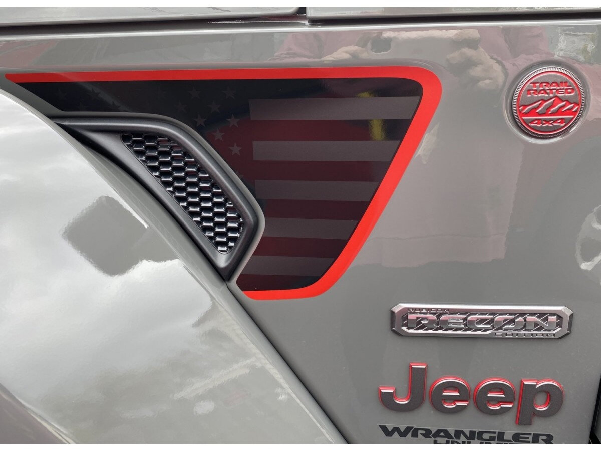 Mopar 68510818AA Front Fender Decal-Left for 2020 Jeep Wrangler JL & 20-26 Gladiator JT