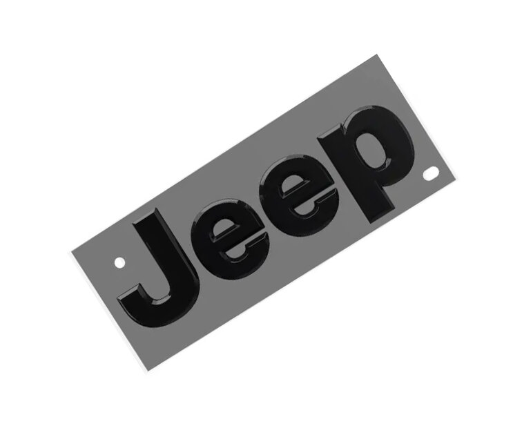 Mopar 68540635AA Front Fender "Jeep" Nameplate for 19-26 Jeep Wrangler JL & Gladiator JT