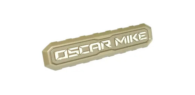 Mopar 68283393AA NamePlate- Oscar Mike for 16-18 Jeep Wranger JK