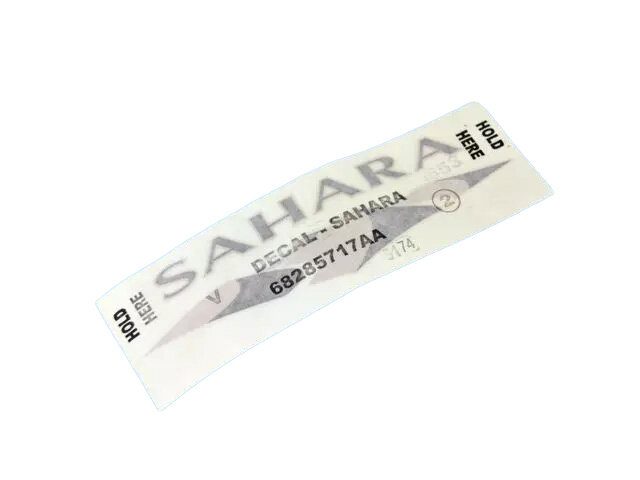 Mopar 68285717AA "Sahara " Decal for 16-18 Jeep Wrangler JK
