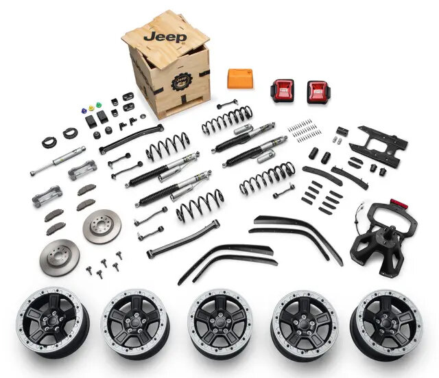 Mopar 77073009AD Trail Commander Kit 392 Premium for 18-26 Jeep Wrangler JL Unlimited 4-Door