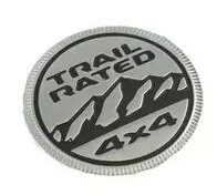 Mopar Front Fender "Trail Rated 4x4" Badgefor 18-24 Jeep Wrangler JL & Gladiator JT