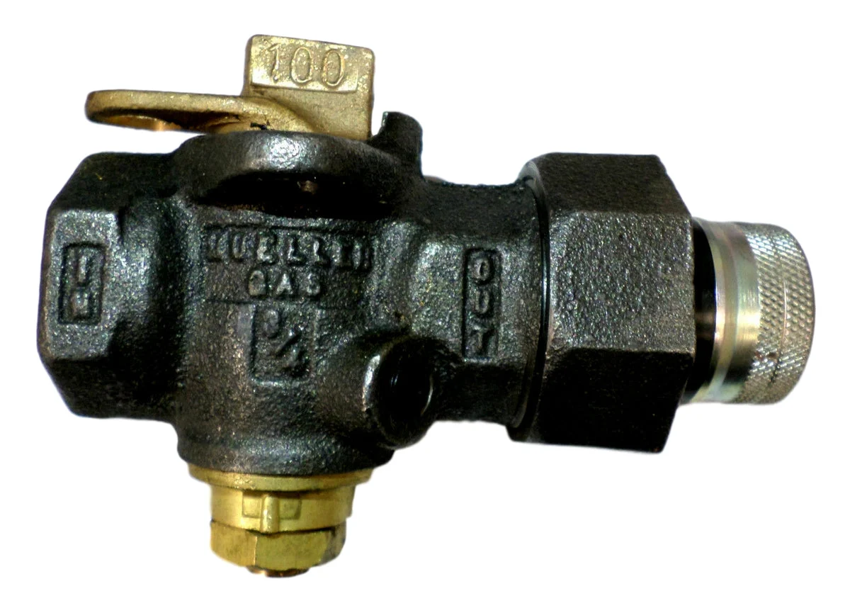 Mueller Brisco H-11479 By Pass Meter Valve Riser Side 100 PSIG 3/4″ 689 kPa Iron