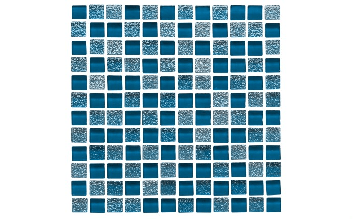 NPT 1″ x 1″ Iridescent Glass Tile Navy SNR-NAVY
