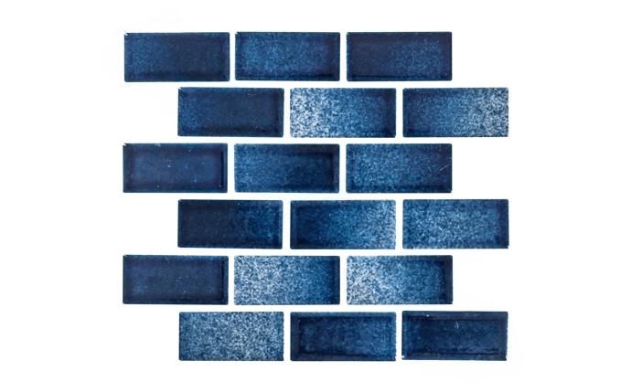 NPT 1″ x 2″ Blended Brick Mix Tile Blue Mix MASBBM1