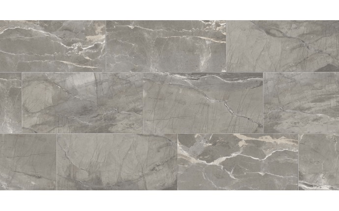 NPT 3″ x 24″ Absolute Large Format Surface Bullnose Porcelain Tile Dark Grey 1101828