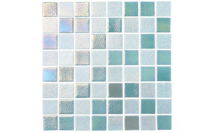 NPT OPL-MINT 1 1/2″ x 1 1/2″ Opal Mint Green Pool Tile