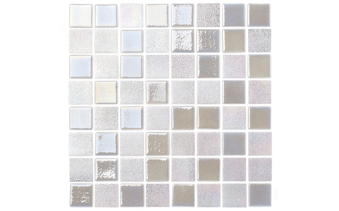 NPT OPL-PEARL 1 1/2″ x 1 1/2″ Opal Pearl White Pool Tile