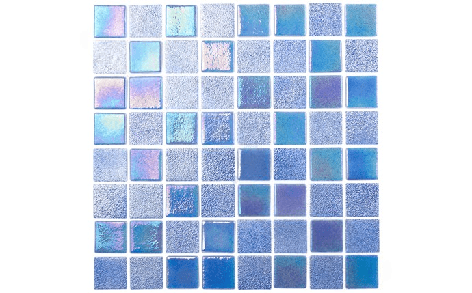 NPT OPL-SKY 1 1/2″ x 1 1/2″ Opal Sky Blue Pool Tile