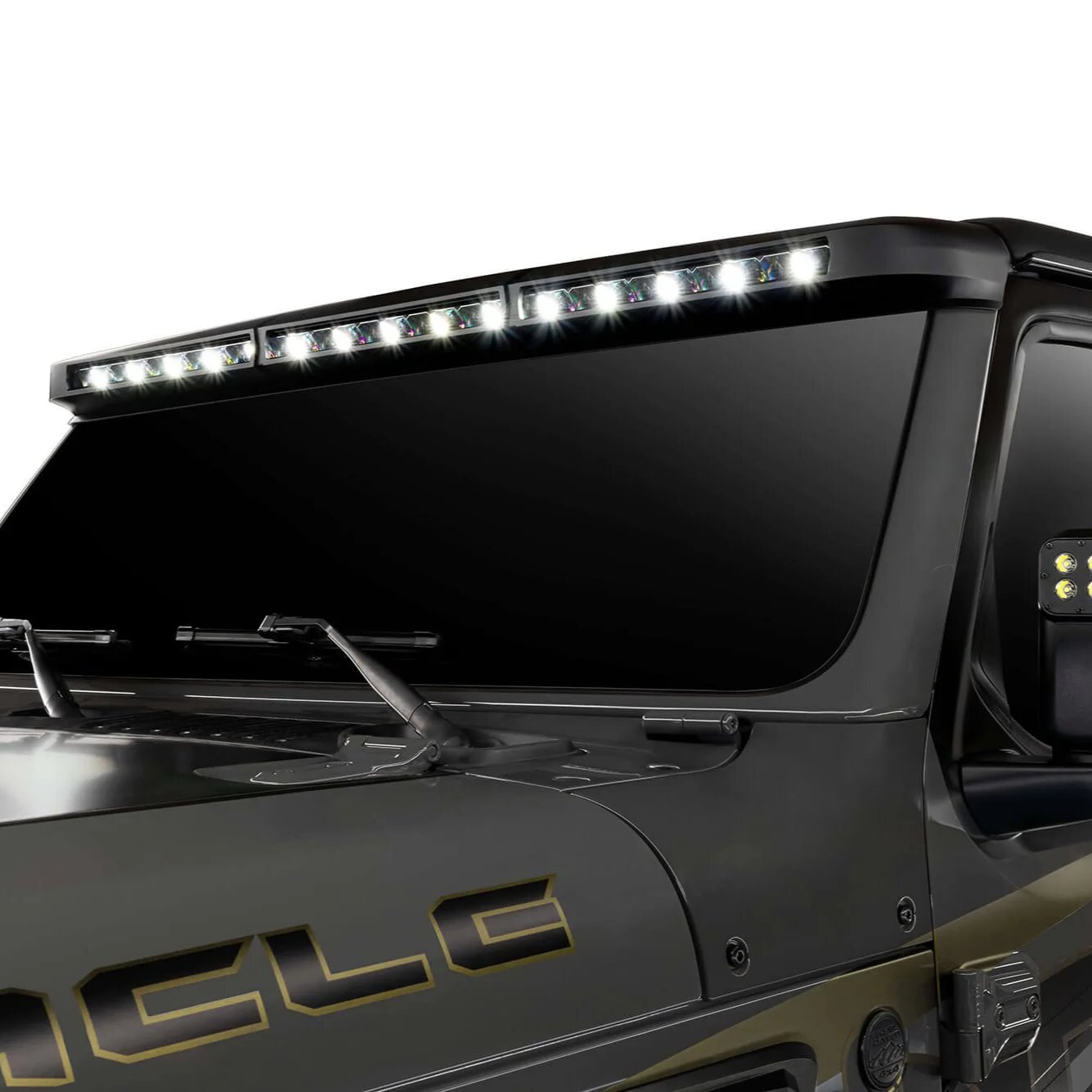 Oracle Lighting 5917-023 Integrated Windshield Roof LED Light Bar System for 18-26 Jeep Wrangler JL & Gladiator JT with Hardtop