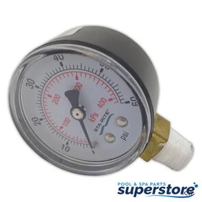 Pentair/Sta-Rite | Pressure Gauge, Pentair StaRite, 1/4″mpt, Bottom Mount | 15060-0000T | 788379783433