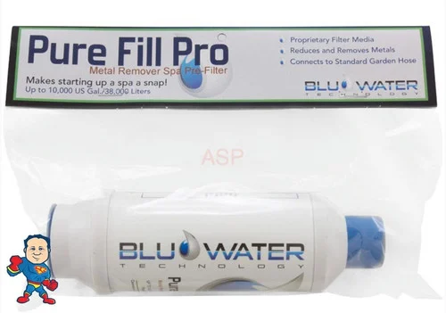 Pioneer H2O Carbon Block Pre-Filter for Spa Filling – 1200 gal, 0.5 Micron, Garden Hose Attachment