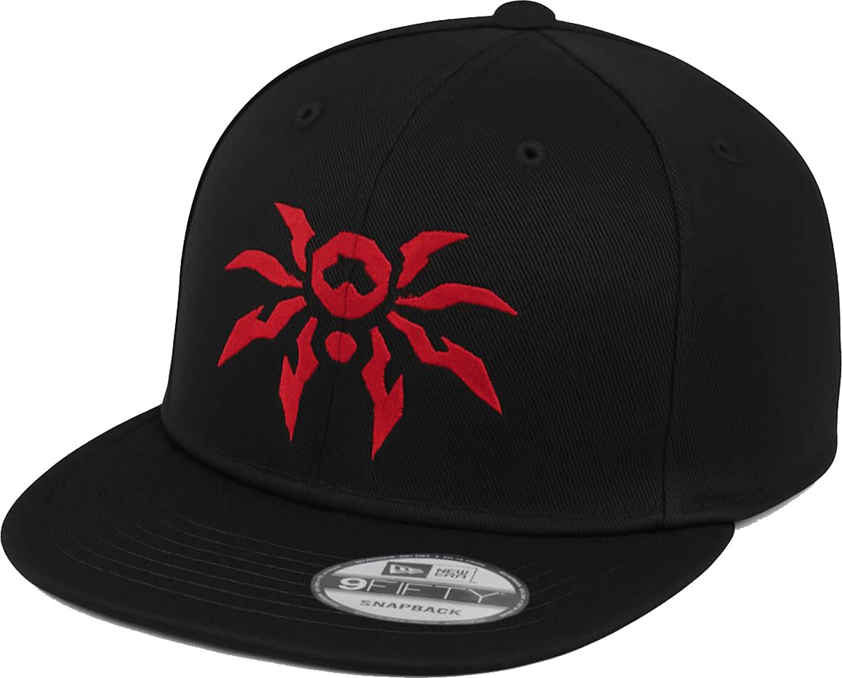 Poison Spyder 99HAT002BLK Icon New-Era Snapback Flatbill Hat in Black