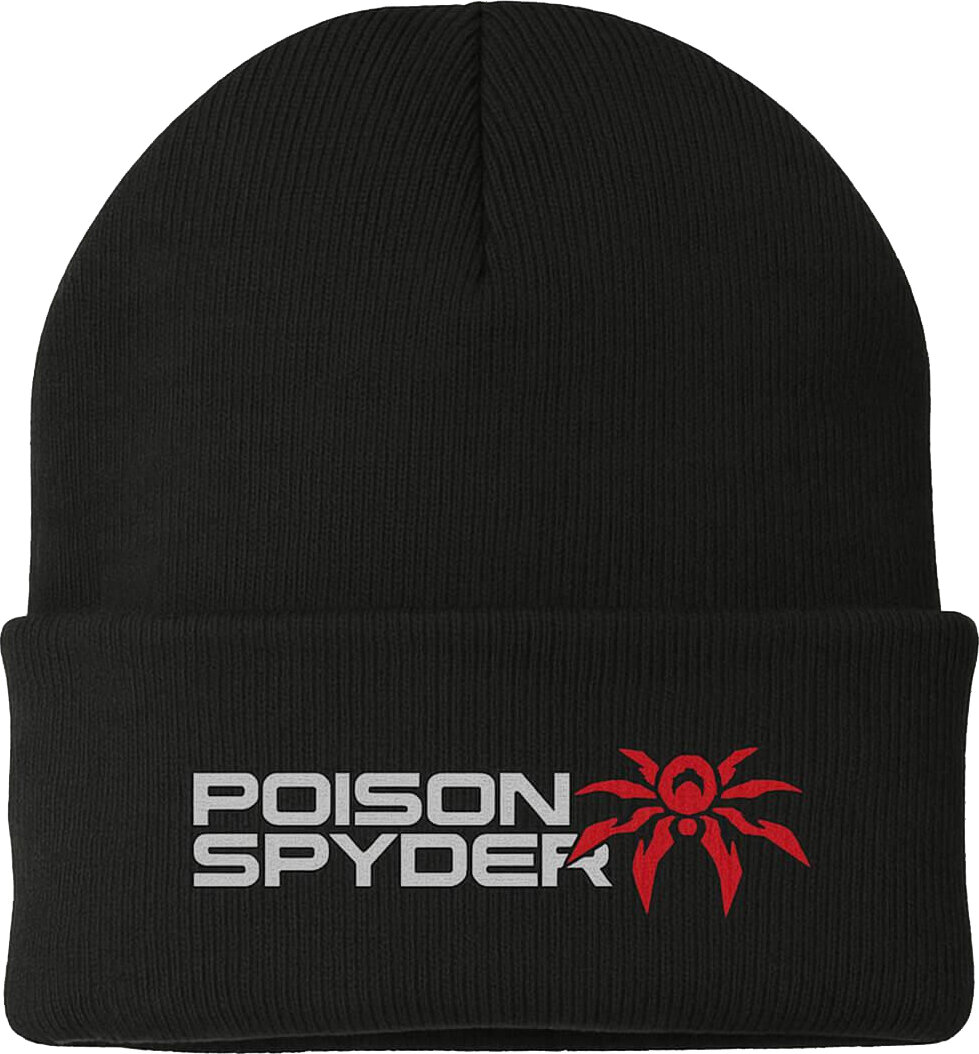 Poison Spyder 99HAT009BLK Stacked Knit Beanie