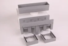 Pour A Lid 12″ Grey Channel Drain System – PLC-12 INLN GREY