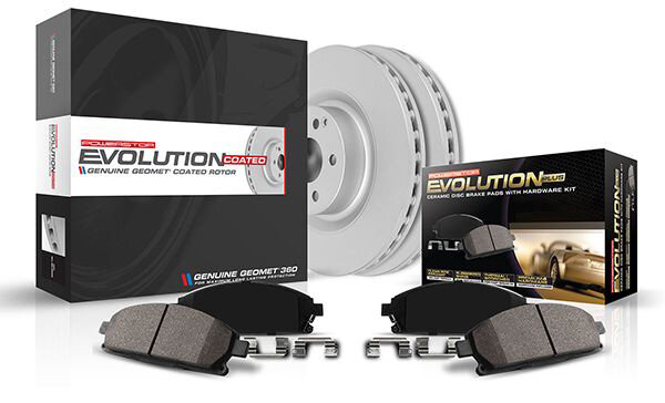 PowerStop Z17 Evolution GEOMET Fully Coated Rotor Brake Kit for 21-26 Ford Bronco