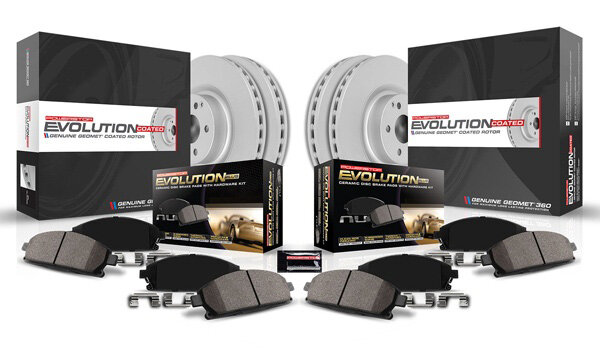 PowerStop Z17 Evolution GEOMET Fully Coated Rotor Brake Kit for 21-22 Jeep Wrangler JL & 20-23 Gladiator JT