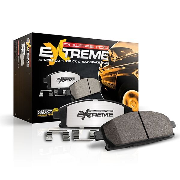 PowerStop Z36 Truck & Tow Carbon-Fiber Ceramic Brake Pads for 21-26 Ford Bronco