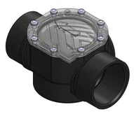 Praher 2″x2-1/2″ CPVC / EPDM Straight Check Valve, Skt X Skt, Black – FCV-2010