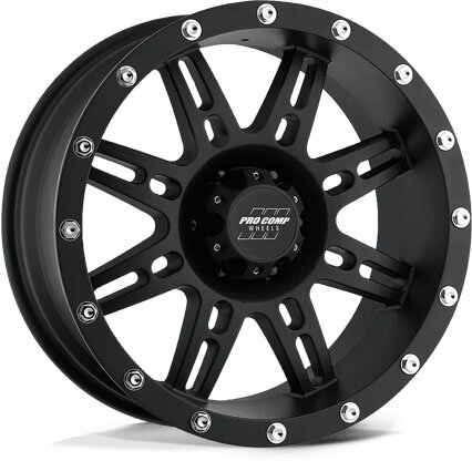 Pro Comp PXA7031-7983 Stryker Wheel 17x9 with 4.76in Backspace in Black for 21-26 Ford Bronco