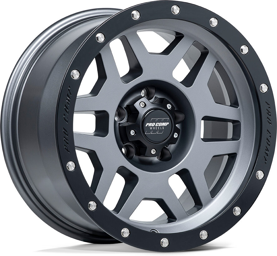 Pro Comp PXA2641-7983 Phaser Wheel 17x9 with 4.76in Backspace in Graphite for 21-26 Ford Bronco