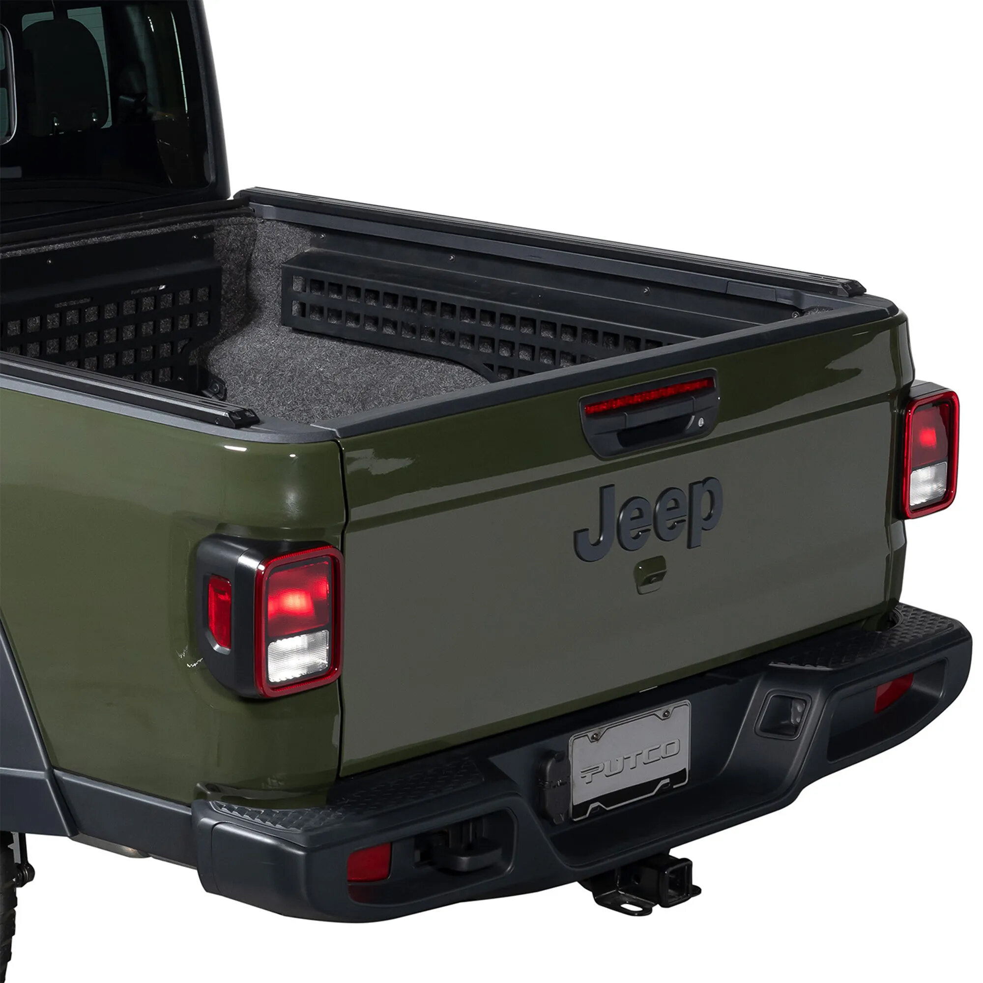 Putco 129840 Tec Skins T-Slot Bed Rail Caps for 20-26 Jeep Gladiator JT with 5" Bed