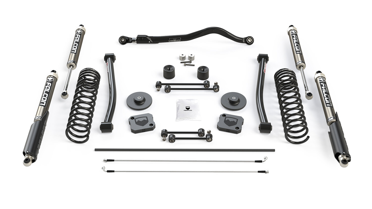 Quadratec 1623000 ST2 2.5" Suspension Lift by Teraflex for 20-26 Jeep Gladiator JT with 3.6L Engine