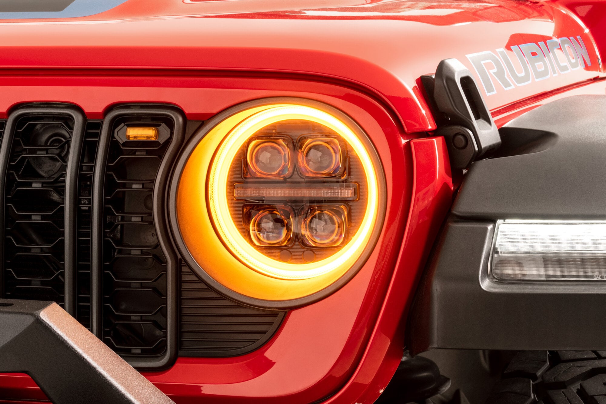 Quadratec STEALTH 9" LED Projector Headlights for 18-26 Jeep Wrangler JL & Gladiator JT