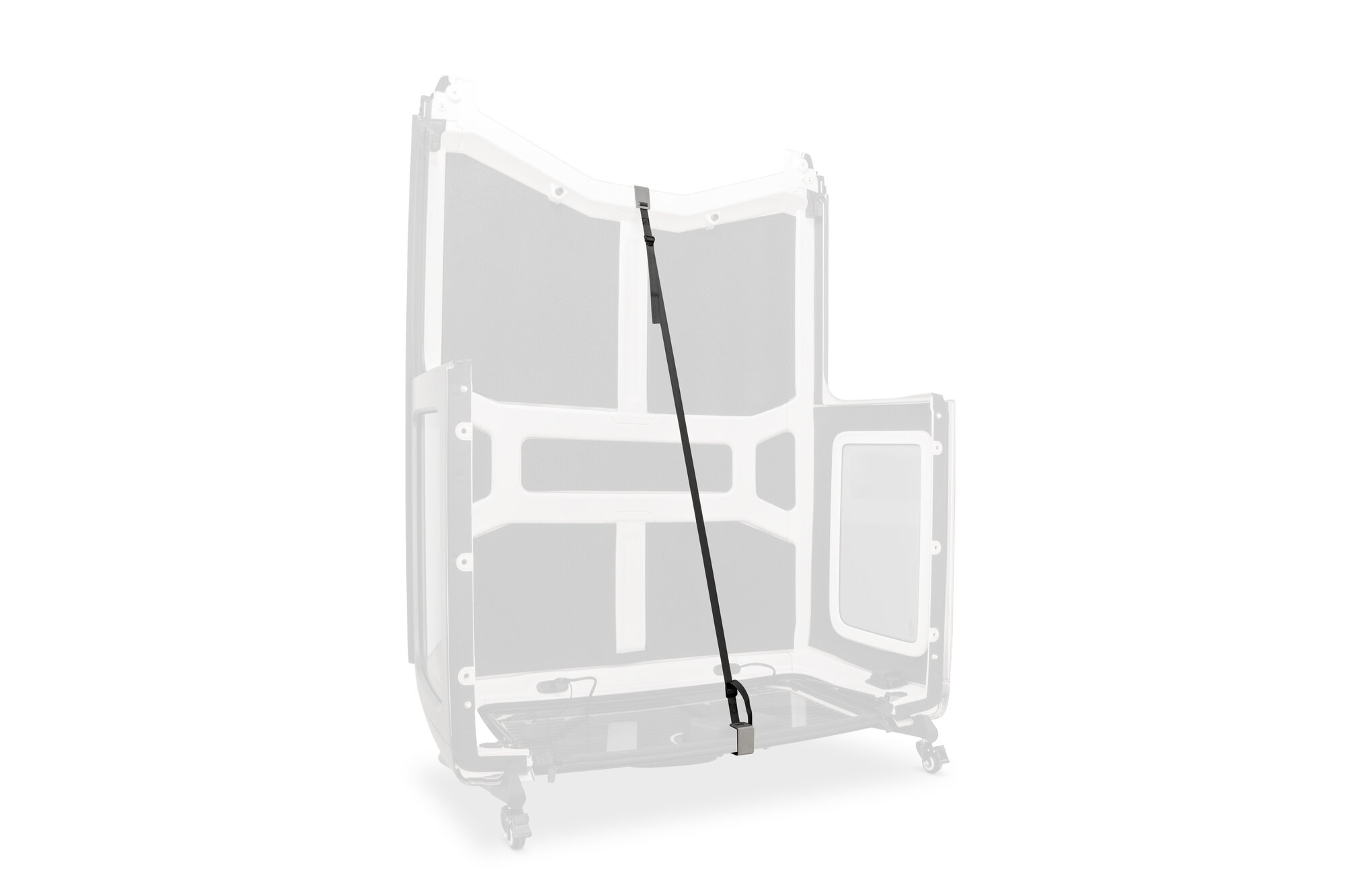 QuadraTop Premium Hardtop Cart Retention Strap for 92-26 Jeep Wrangler YJ, TJ, JK, JL, & Gladiator JT