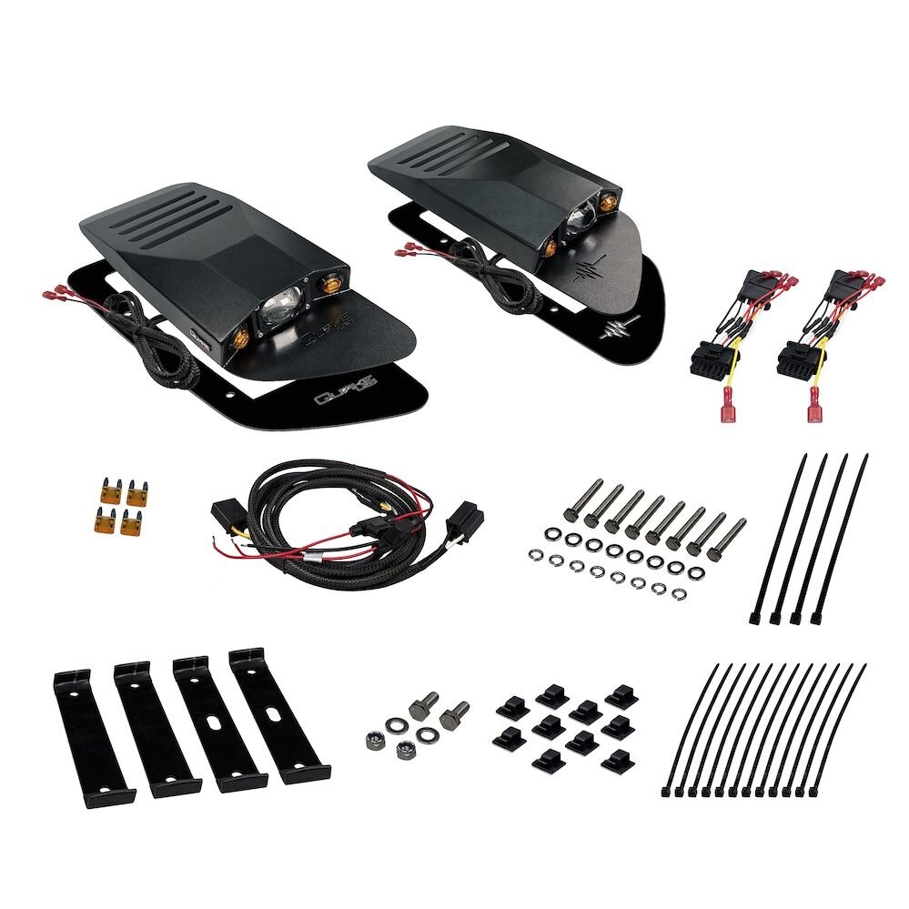 Quake LED QMT1445 Jeep Rubicon Hood Vent LED Lighting Kit for 18-26 Jeep Wrangler JL & Gladiator Rubicon