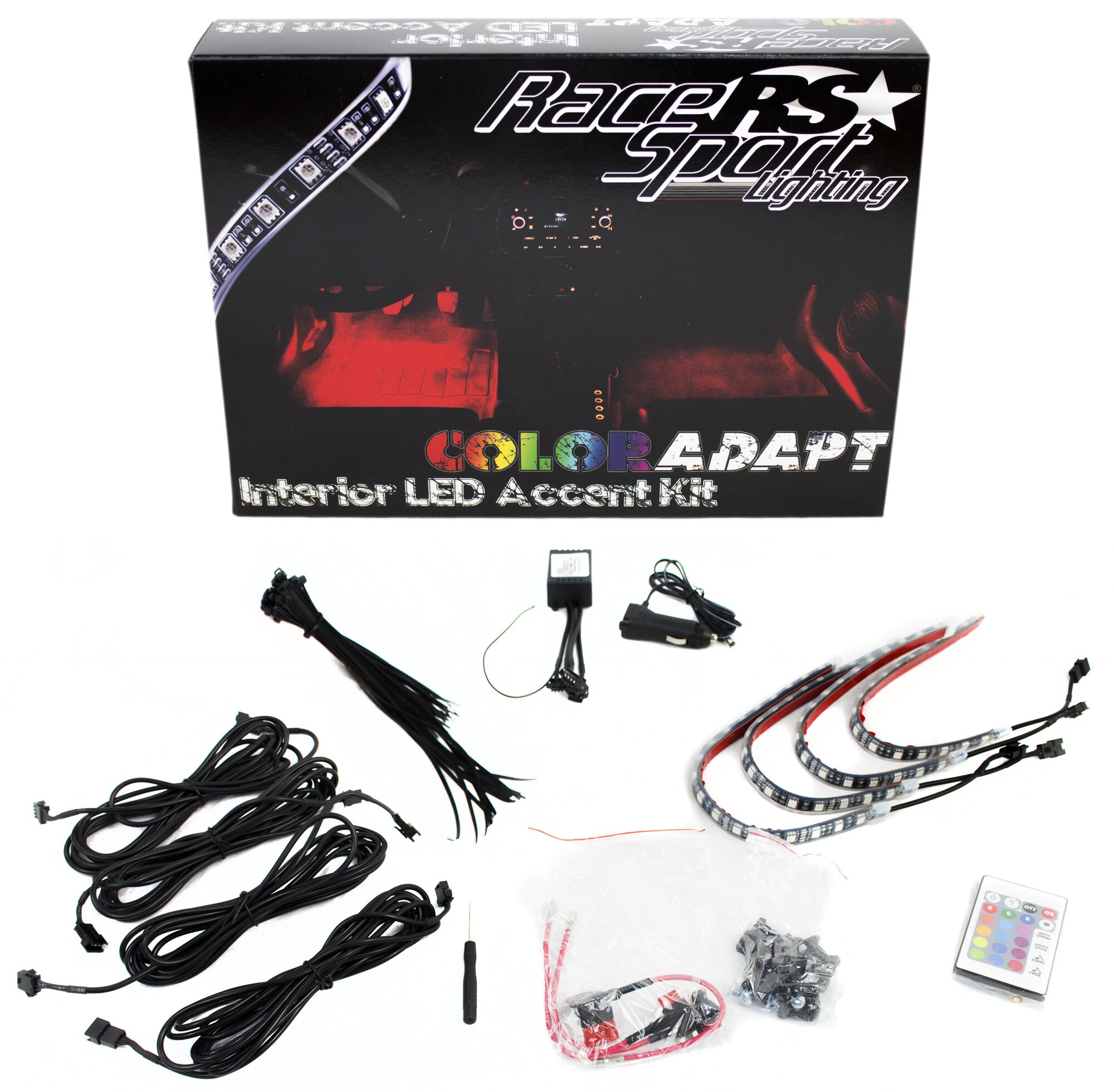 Race Sport Lighting RSIKIT ColorADAPT Adaptive RGB LED Flexible Interior Kit