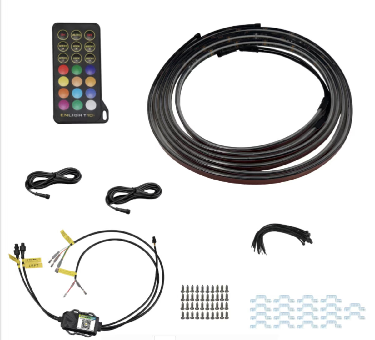 Race Sport Lighting RSLEDBAR76 LoPRO 76" Sidekick Running Board Switchback LED Strip Kit