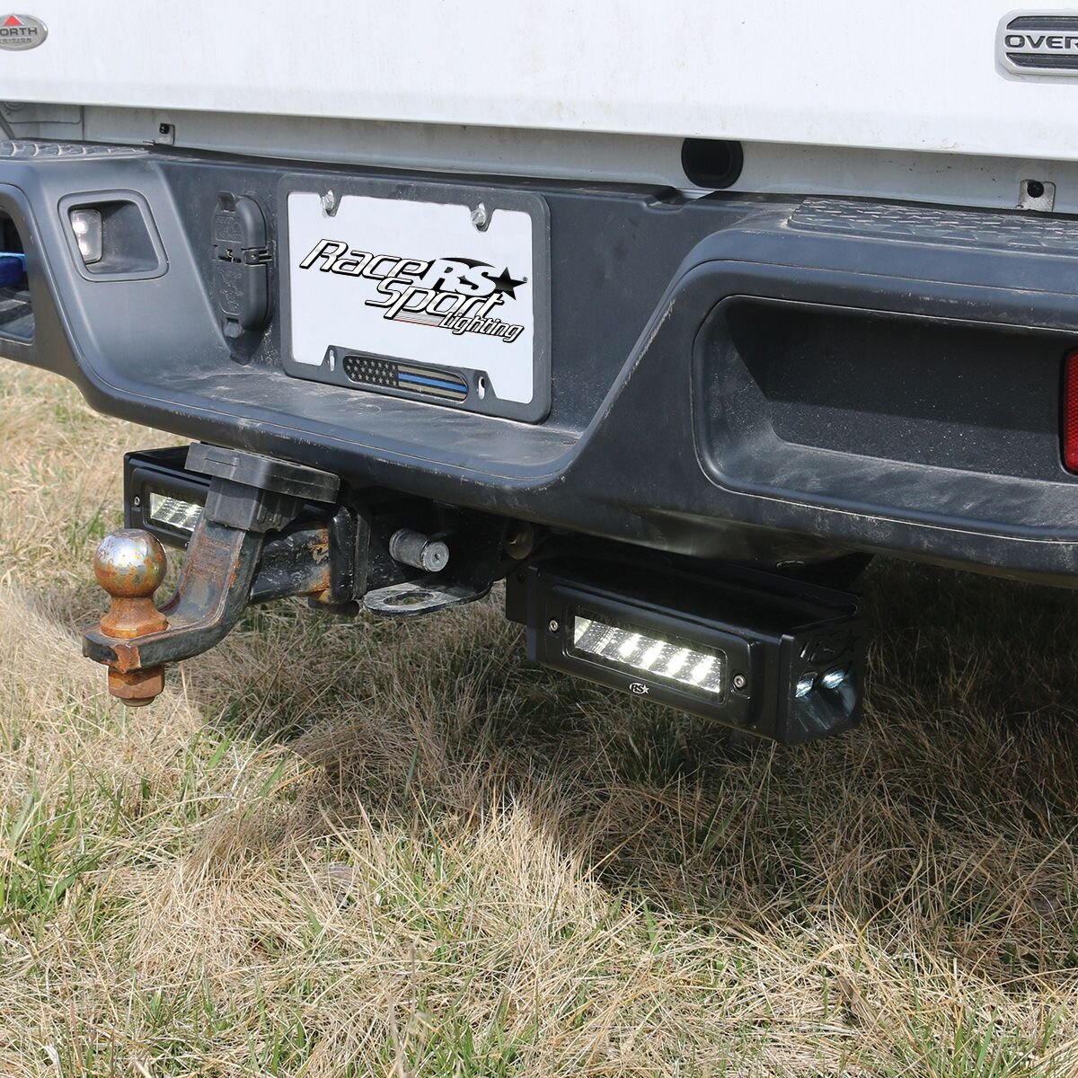 Race Sport Lighting JGHB20UP Hitch Bar Reverse Lights for 20-26 Jeep Gladiator JT