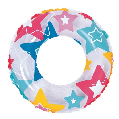 Relax in Style with a 20″ Inflatable Star Print Swimming Pool Inner Tube Float for Kids – Perfect for Indoor and Outdoor Pools!
