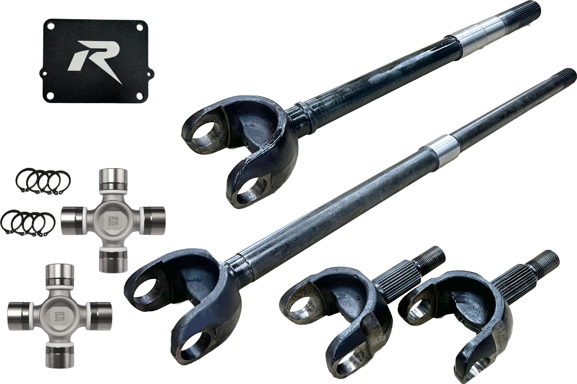 Revolution Gear and Axle DC-D44-JLJT-1PC Discovery Series Dana 44 1-Piece Front Axle for 18-26 Jeep Wrangler JL Rubicon & Gladiator JT