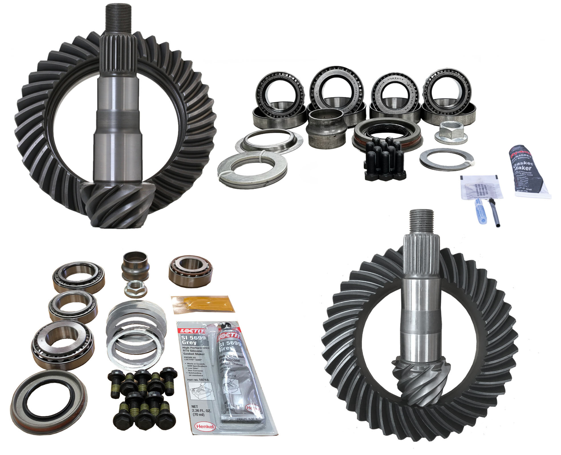 Revolution Gear and Axle Ring & Pinion Package for 18-26 Jeep Wrangle JL Non-Rubicon with Dana 44 Rear Axle