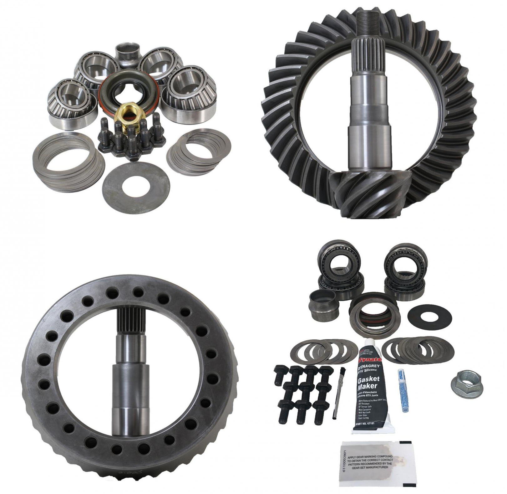 Revolution Gear and Axle Ring & Pinion Package for 03-06 Jeep Wrangler TJ Rubicon with Dana 44 Front & Rear Axle